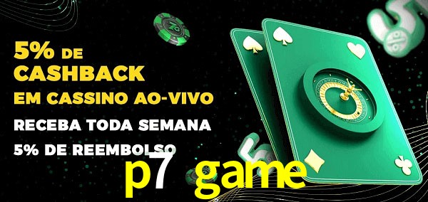 Promoções do cassino ao Vivo p7 game